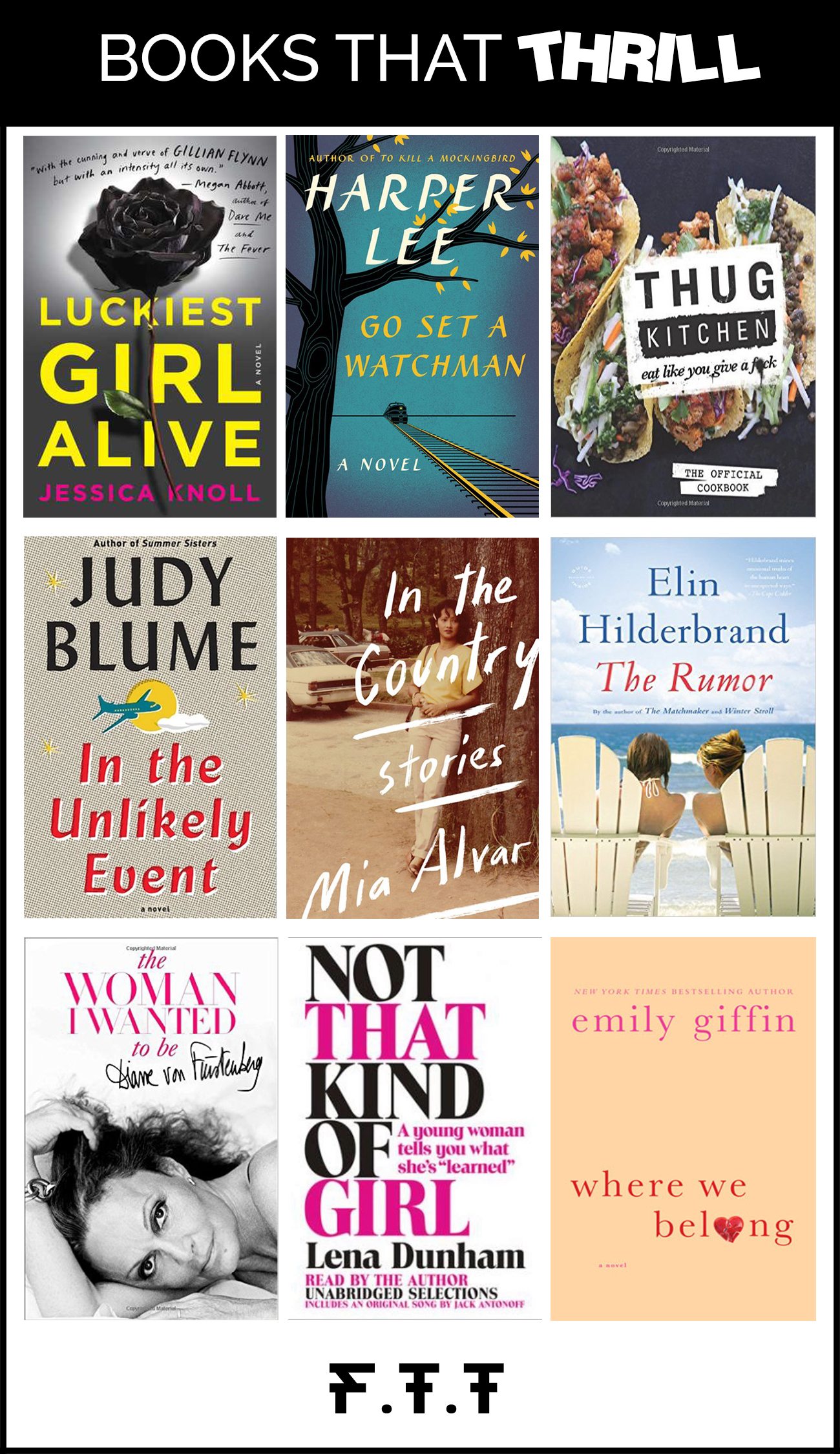 Fixin to Thrill | Austin Fashion Blog: Books That Thrill Reading List