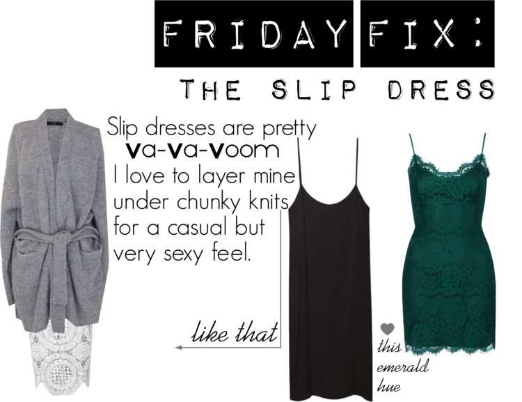 FRIDAY FIX SLIP DRESS