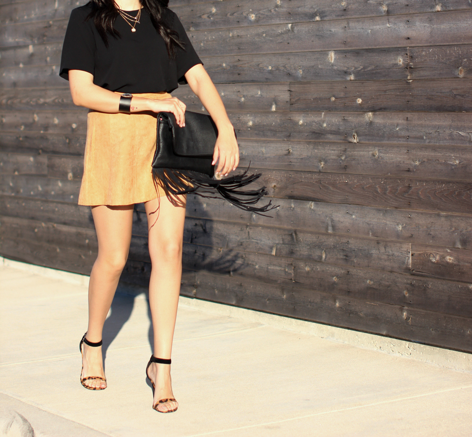 Fixin to Thrill| Austin Fashion blog: BCBG skirt by LURE