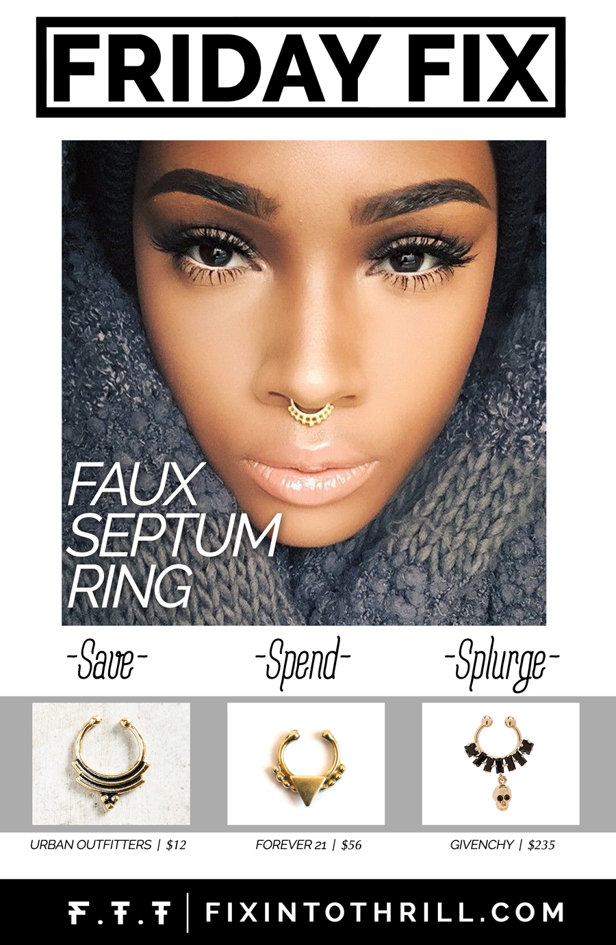 FTT-FRIDAY-FIX-: Faux Septum Ring