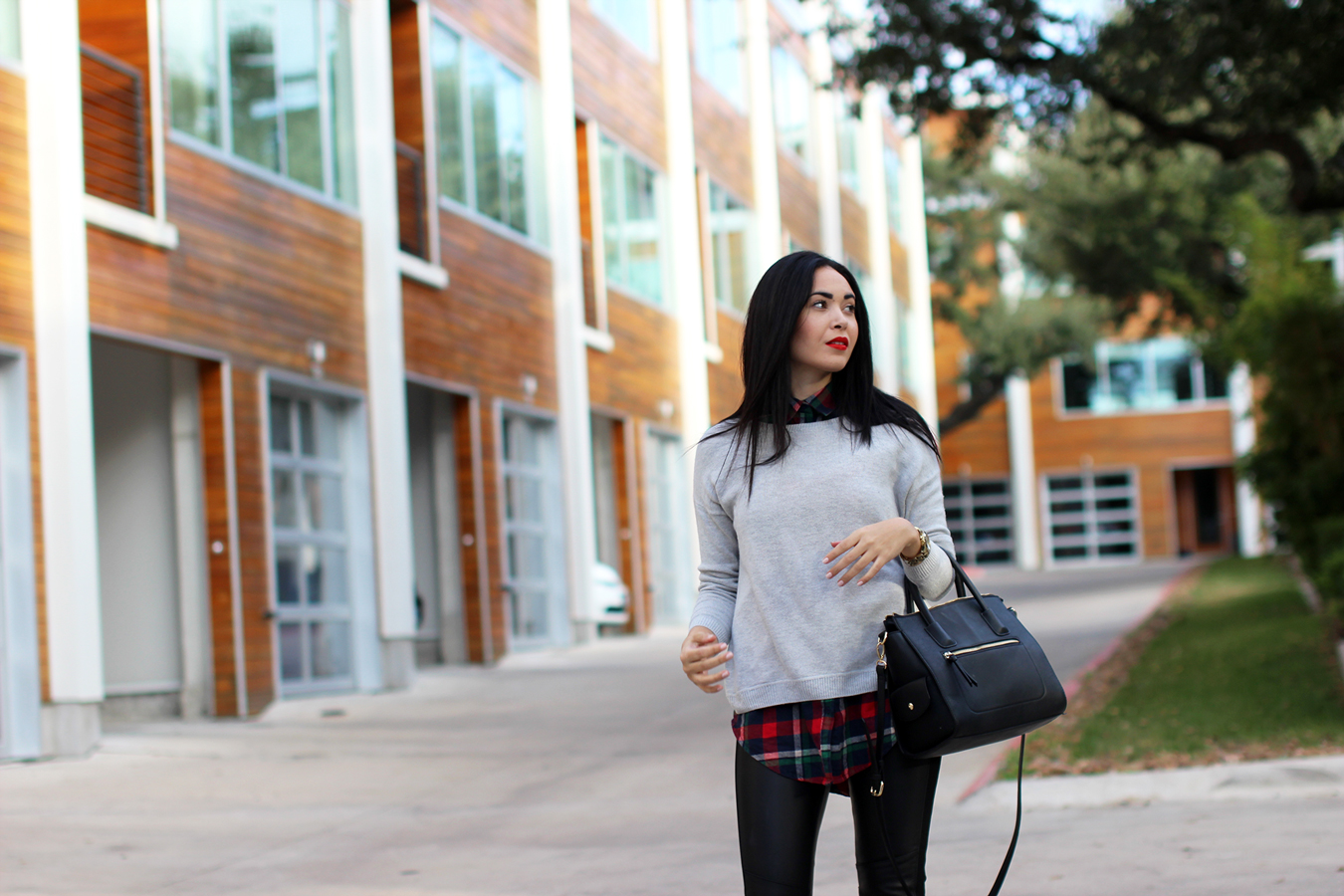 Fixin to Thrill: Modern Prep in leather and plaid