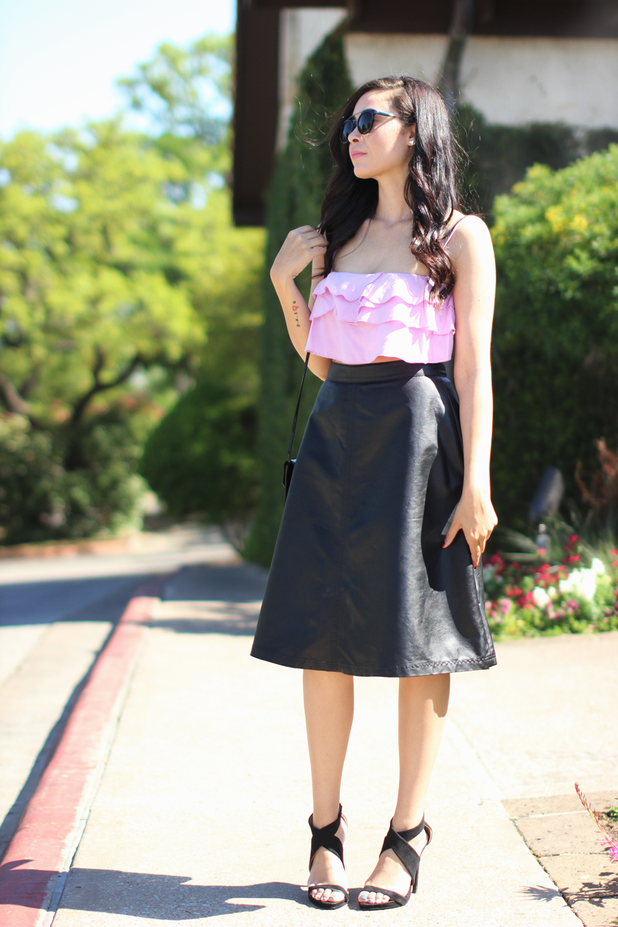 FTT-RUFFLE-CROP-TOP-LEATHER-MIDI-SKIRT-TOBI-NORDSTROM-RACK-2