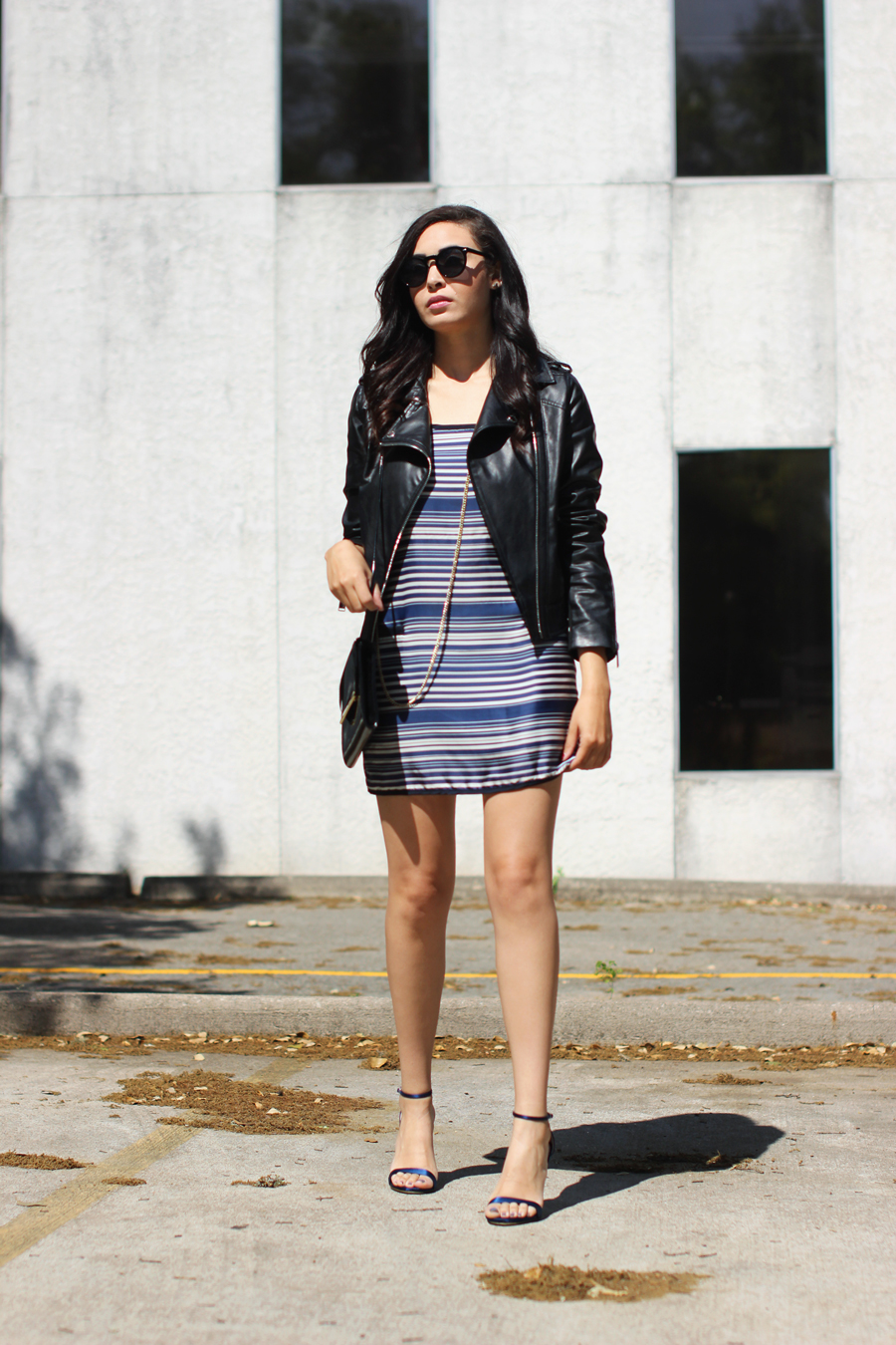 FTT-STRIPED-DRESS-LEATHER-JACKET-BCBG-AUSTIN-BLOGGER-5