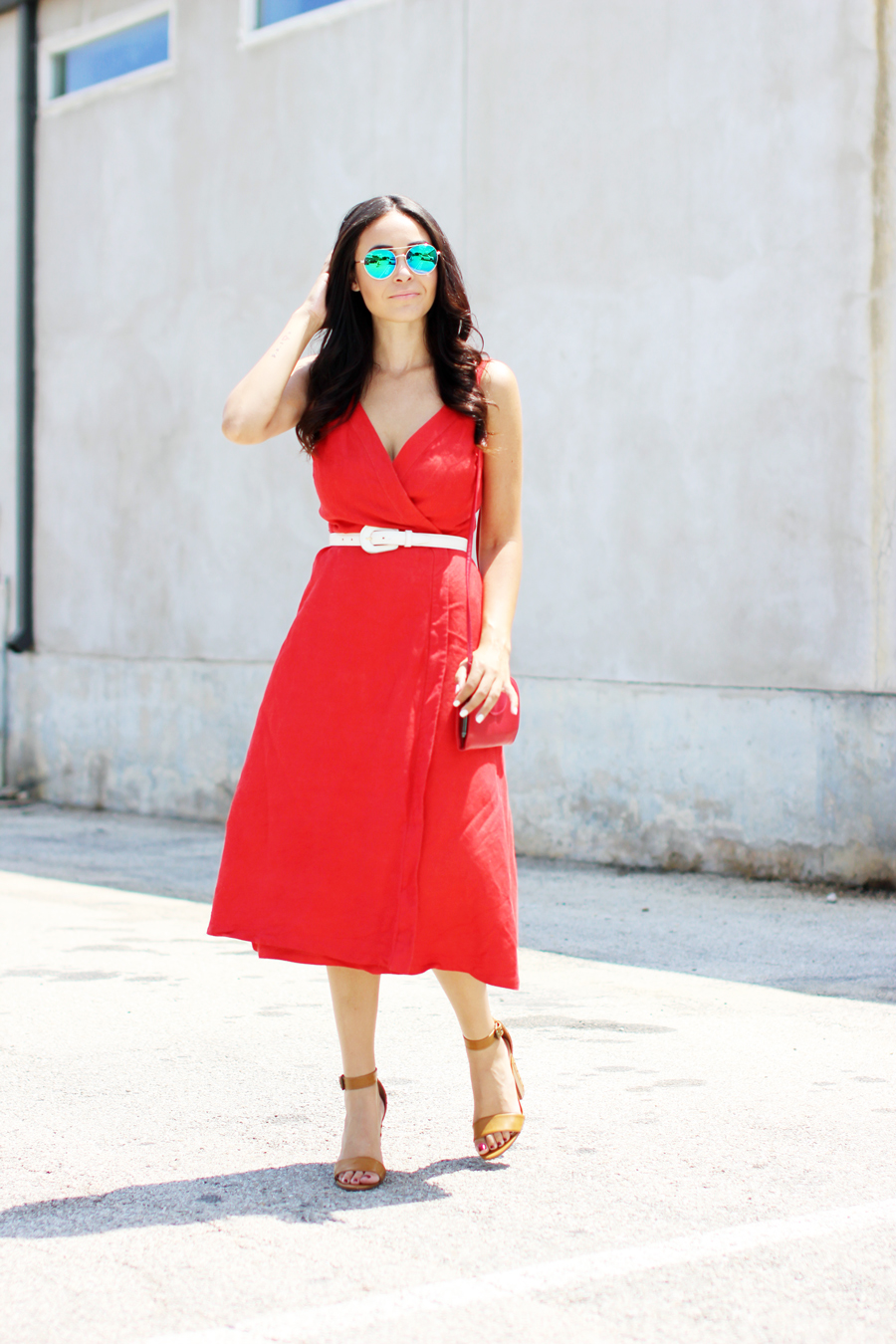 FTT-RED-WRAP-MIDI-DRESS-SUMMER-STYLE-10