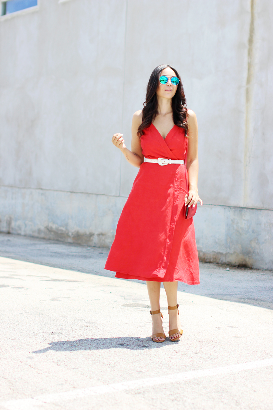 FTT-RED-WRAP-MIDI-DRESS-SUMMER-STYLE-2