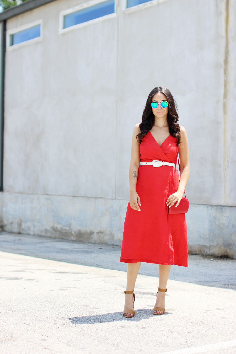 FTT-RED-WRAP-MIDI-DRESS-SUMMER-STYLE-3