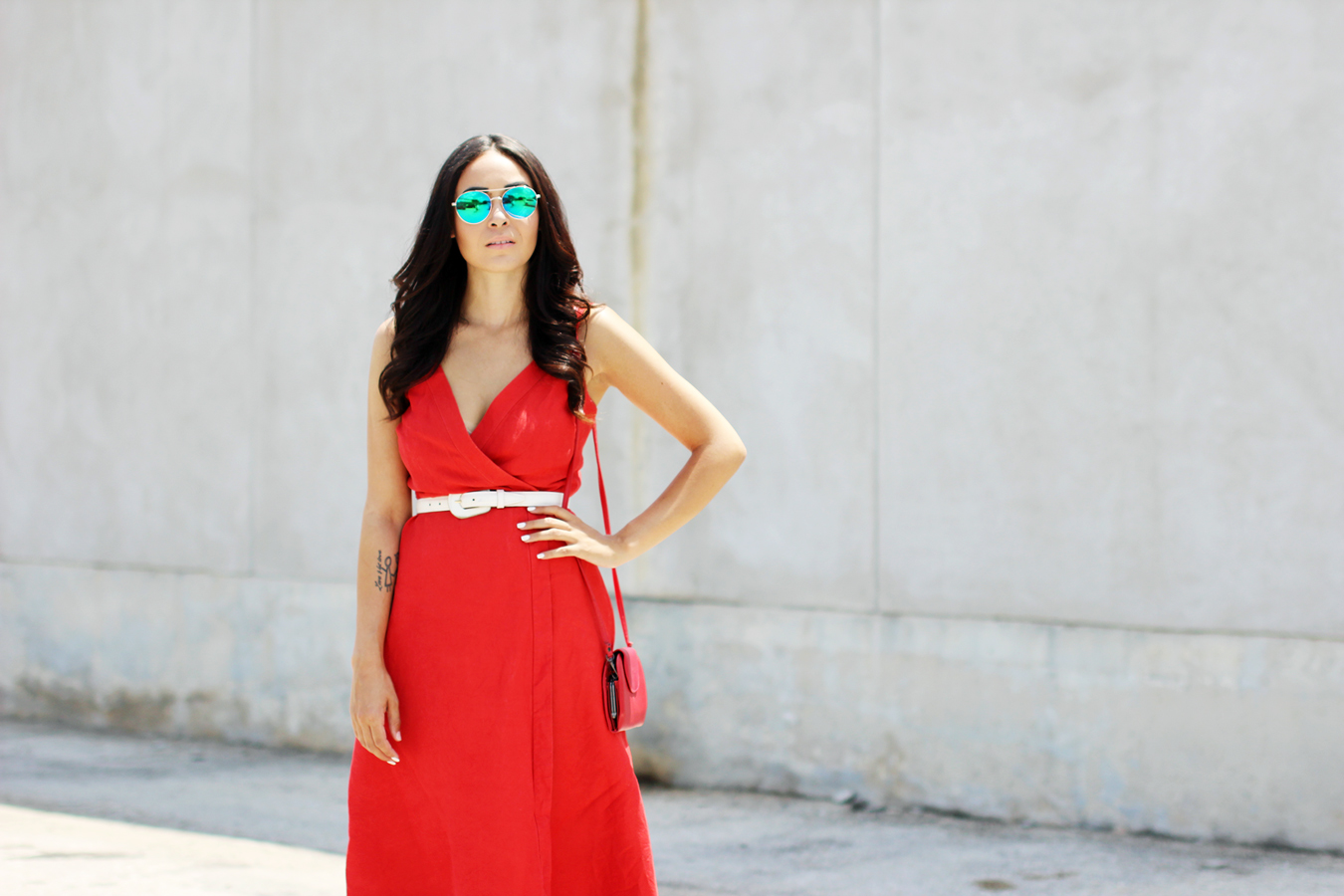 FTT-RED-WRAP-MIDI-DRESS-SUMMER-STYLE-8