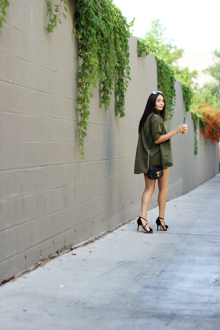 FTT-SHEIN-UTILITY-JACKET-OLIVE-BLACK-ZARA-SKORT