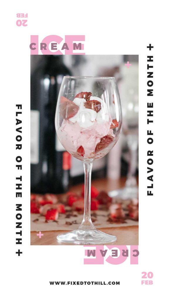Fixed to Thrill: Flavor of the Month Chocolate Covered Strawberry Ice Cream
