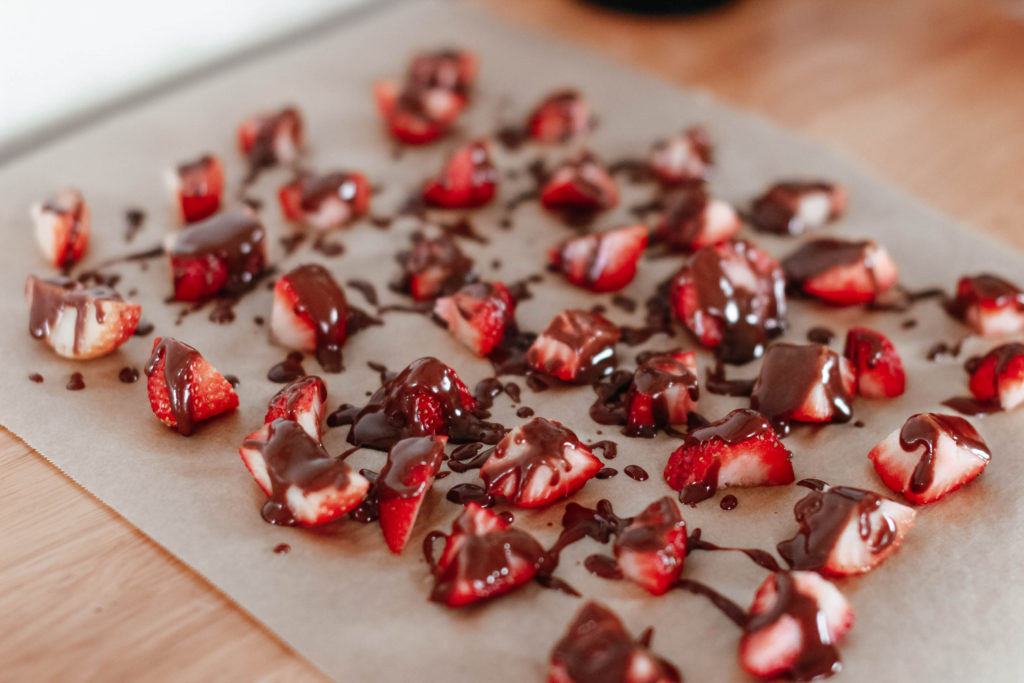 Fixed to Thrill: Flavor of the Month Chocolate Covered Strawberry Ice Cream