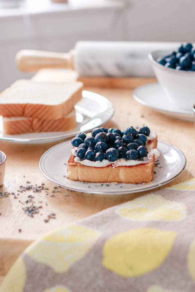 Fixed to Eat: Blueberry Lavender Ricotta Toast