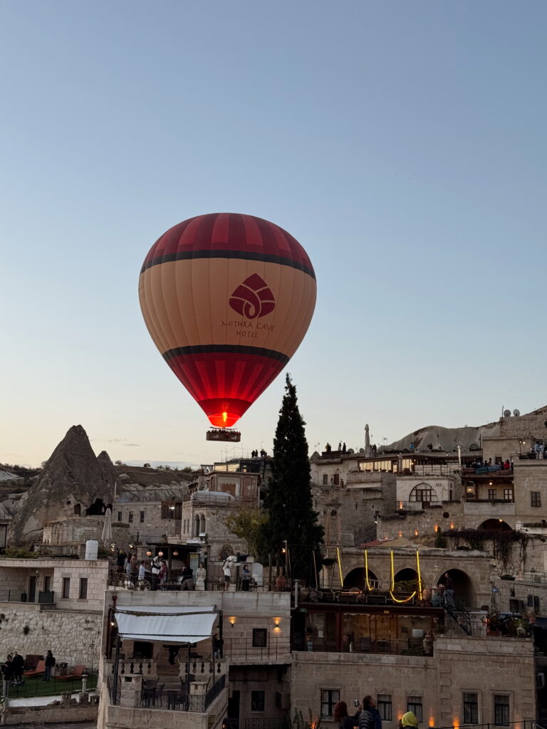 Hot air balloon ride in Cappadocia Turkey