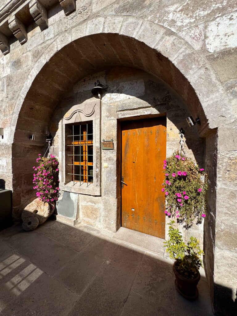 Terra Cave Hotel room entrance